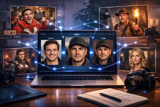 5 Face Swap Free Tools for Memes, VFX, and Game Art