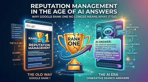 Reputation Management Services in the Age of AI Answers: Why Google Rank One No Longer Means What It Did